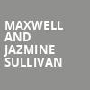 Maxwell and Jazmine Sullivan, Prudential Center, Newark